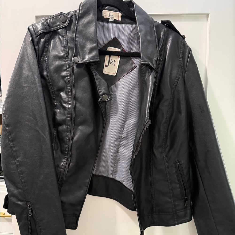 Women's Black Leather Jacket